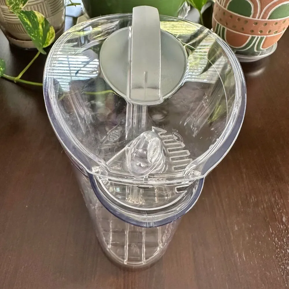 Pampered Chef Quick-Stir Pitcher 2 - 4 Qt (upto 1 Gal) w/ Mixing Plunger